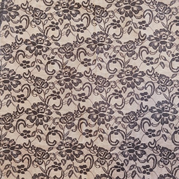 Sexy Chemise Slip Dress, Lace Pattern Shapewear Lingerie, Size L/M - Picture 7 of 9